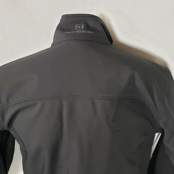 Free Country Coat Black Size S Men's Cubic Dobby Softshell New with Tags - Picture 7 of 16